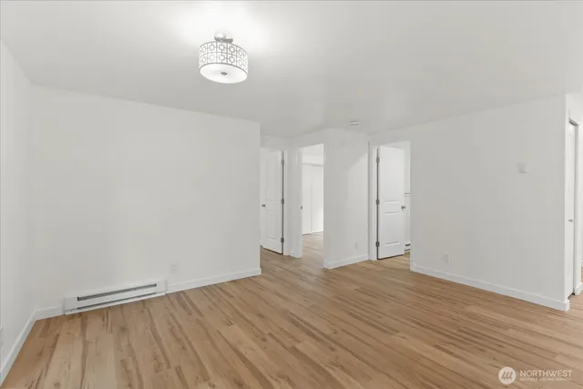wooden floor in an empty room