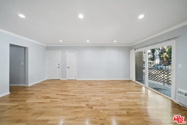 a view of an empty room