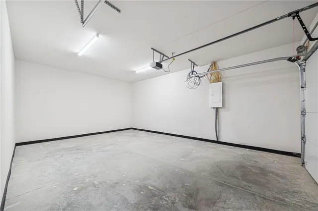 a view of a room with an empty space