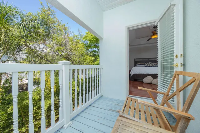 a view of balcony and deck