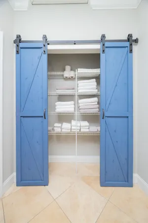 a view of a closet area