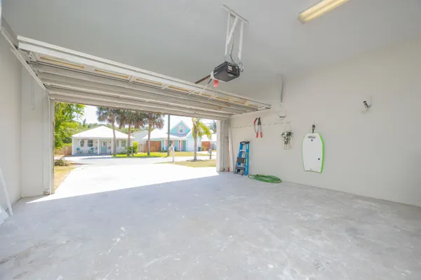 a view of a room with sliding door and mountain view