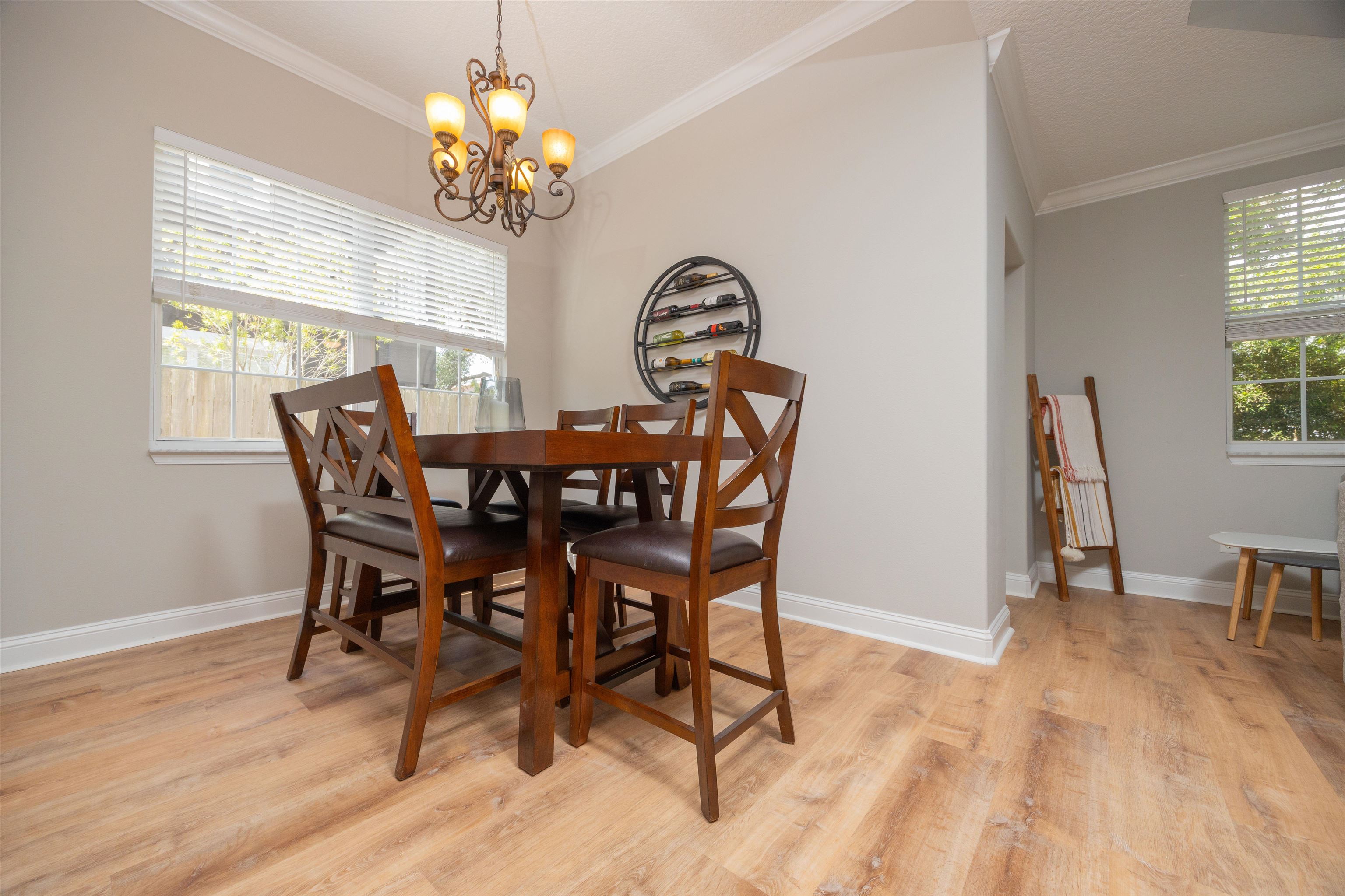 2 Lisbon Street St. Augustine, FL 32080 - Photo 7 of 33 a view of a dining room with furniture and chandelier