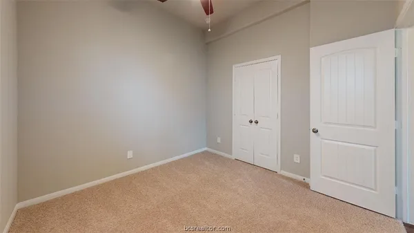 a view of a room with an empty space