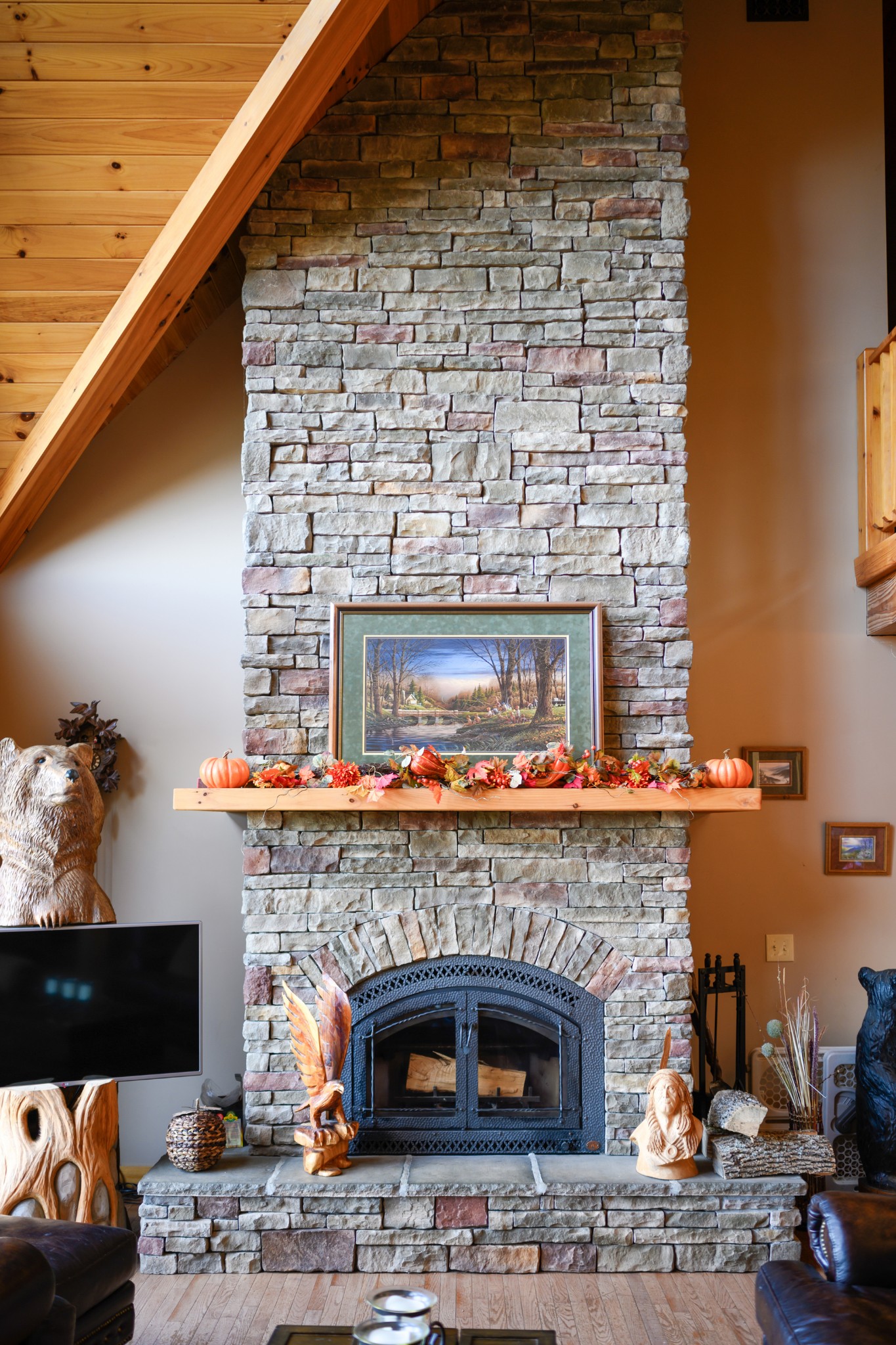3686 Bluebird Road Lebanon, TN 37090 - Photo 12 of 50 a fireplace with a clock on wall