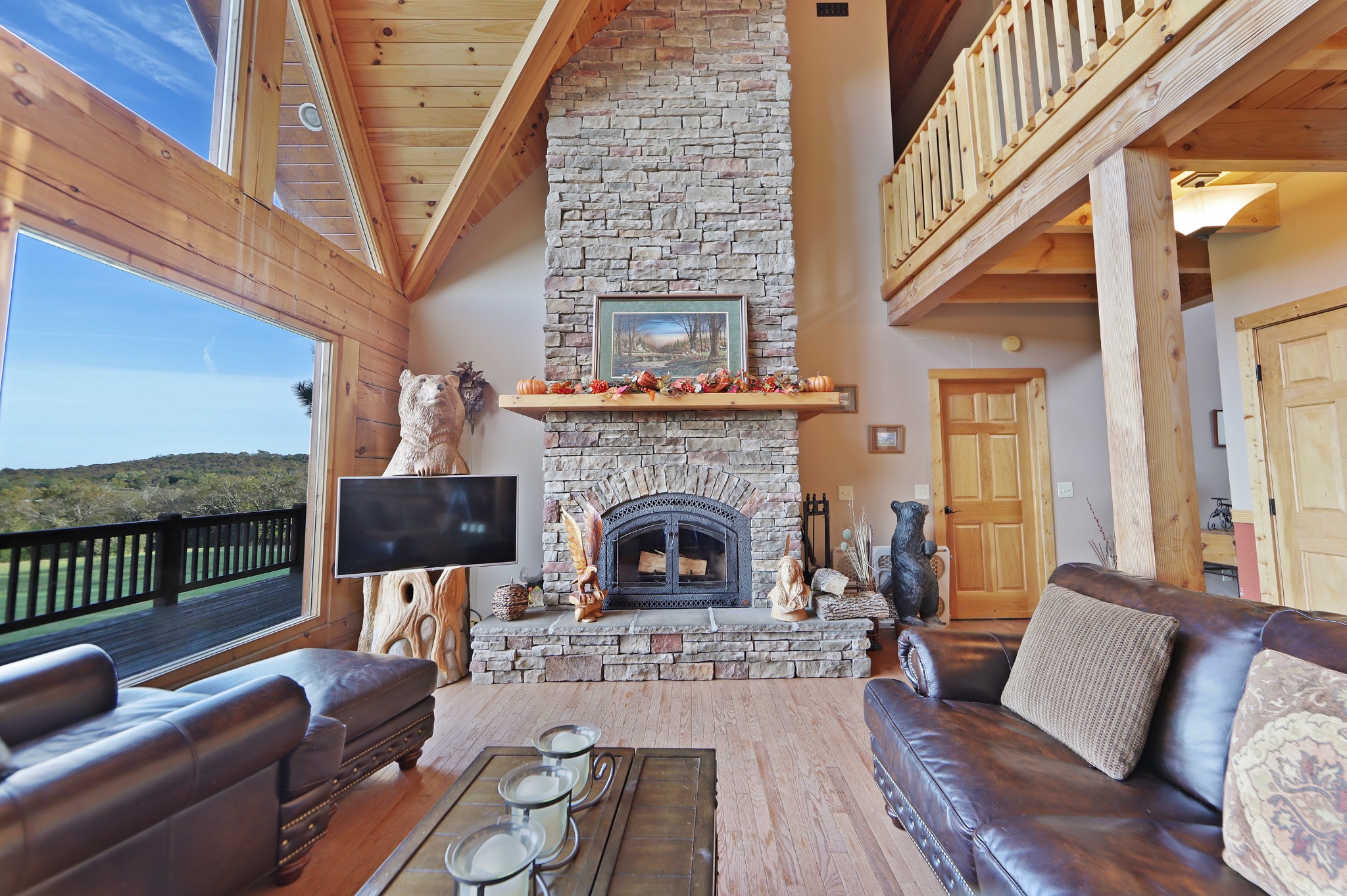 3686 Bluebird Road Lebanon, TN 37090 - Photo 13 of 50 a living room with furniture large window and a fireplace