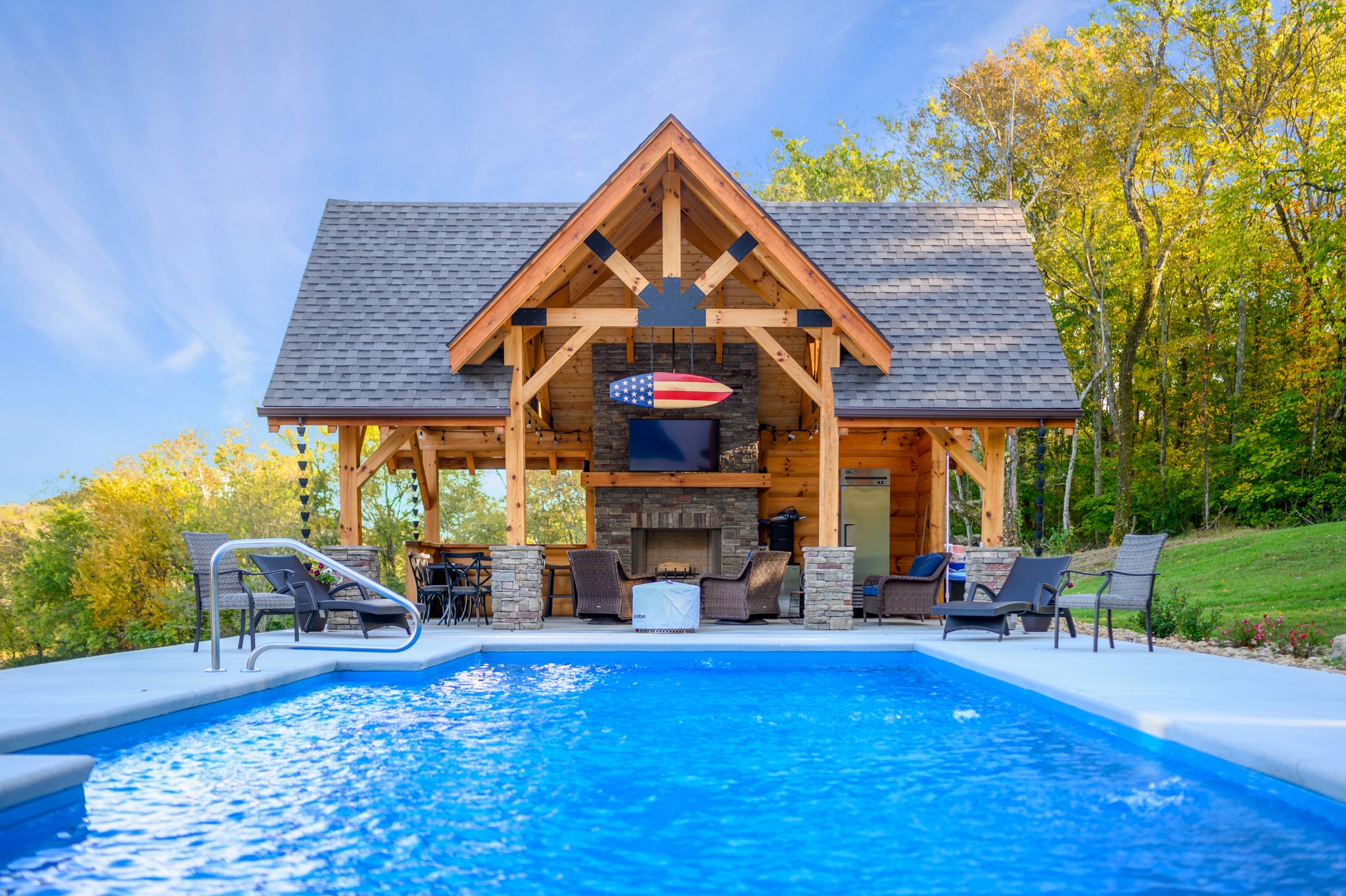 3686 Bluebird Road Lebanon, TN 37090 - Photo 40 of 50 a view of a house with a chairs in patio