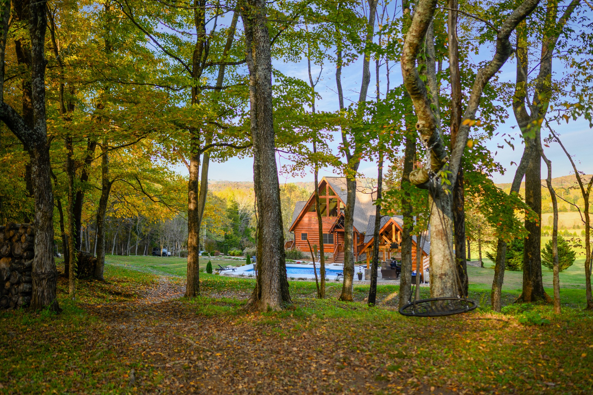 3686 Bluebird Road Lebanon, TN 37090 - Photo 44 of 50 a backyard of a house with lots of green space