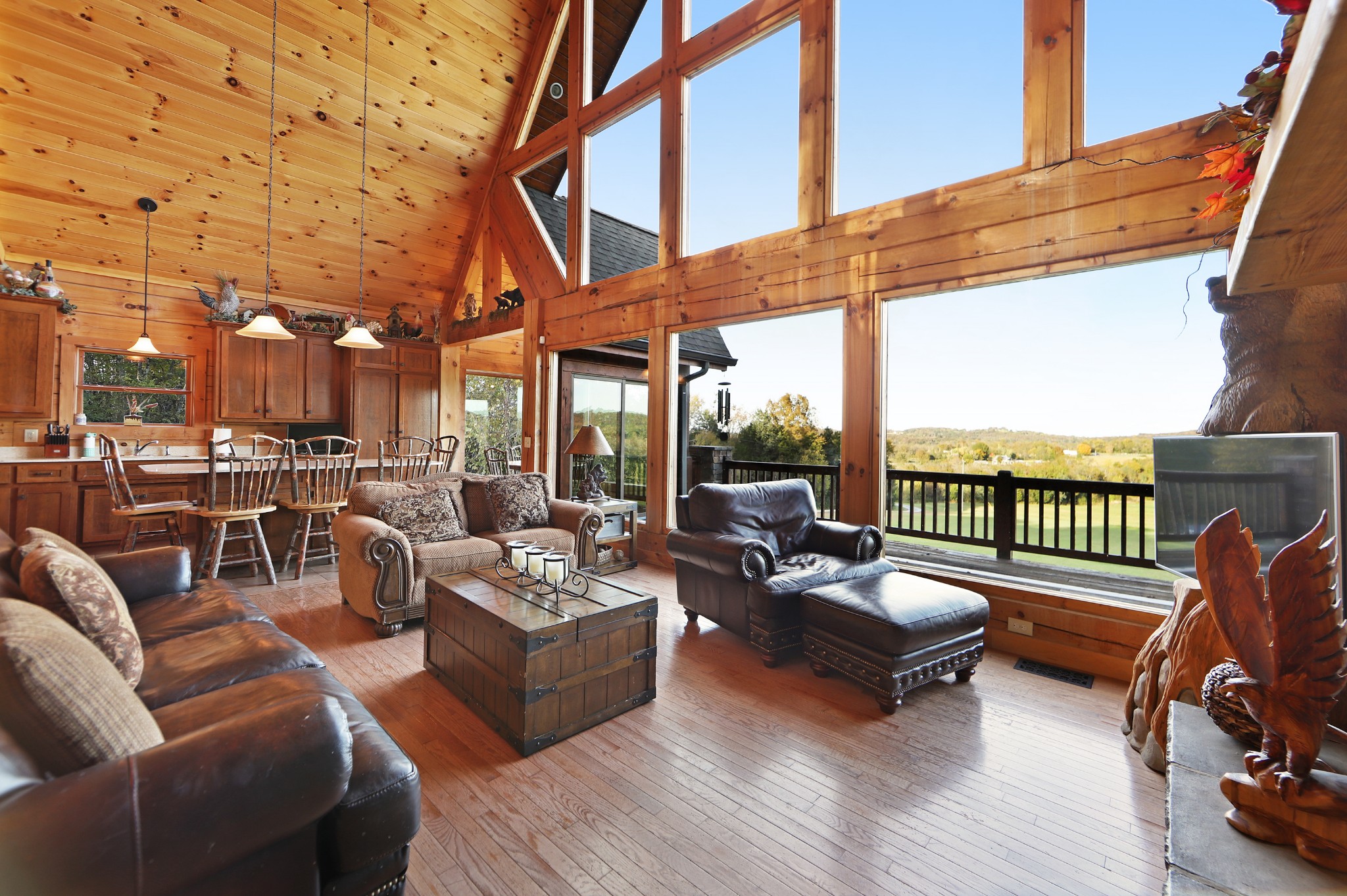 3686 Bluebird Road Lebanon, TN 37090 - Photo 10 of 50 a living room with furniture and a floor to ceiling window