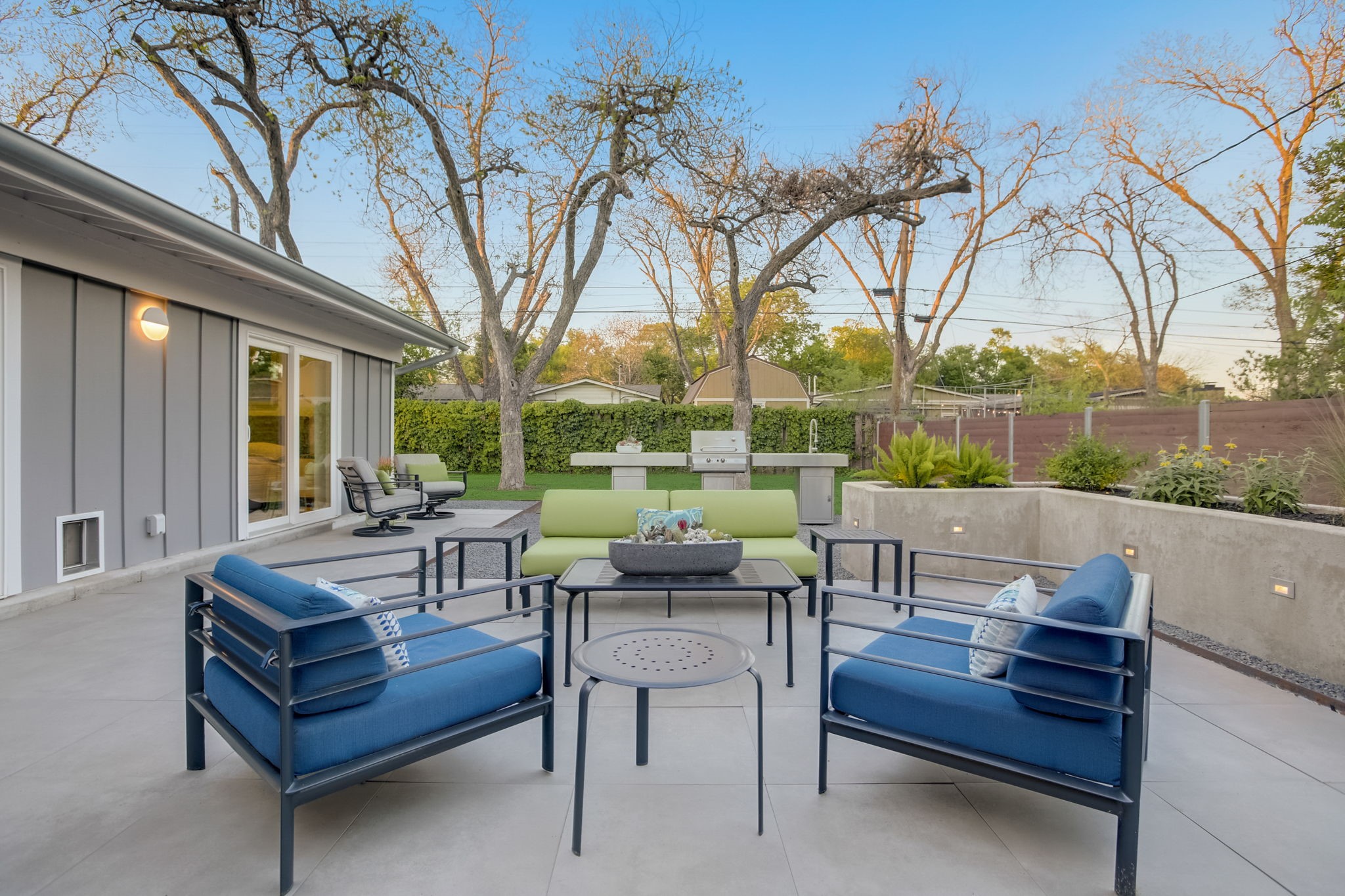 1302 Ridgehaven Drive Austin, TX 78723 - Photo 1 of 1 Welcome home to this mecca of a home - 1302 Ridgehaven! The flat backyard features are endless! Custom back patio with cement raised garden beds includes lighting and irrigation.