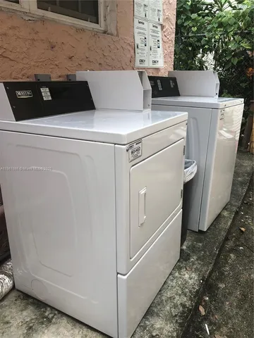 a view of washer and dryer