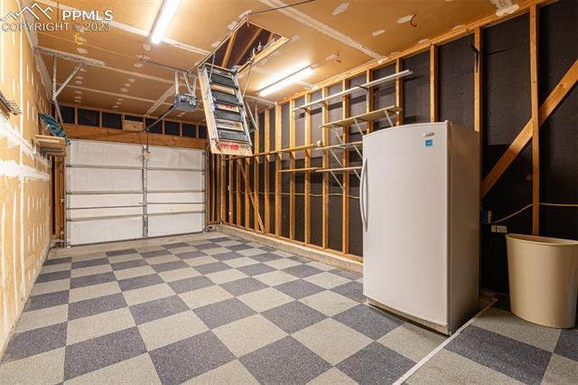 1775 Winnebago Road Colorado Springs, CO 80915 - Photo 30 of 32 Picture of garage. Freezer will stay