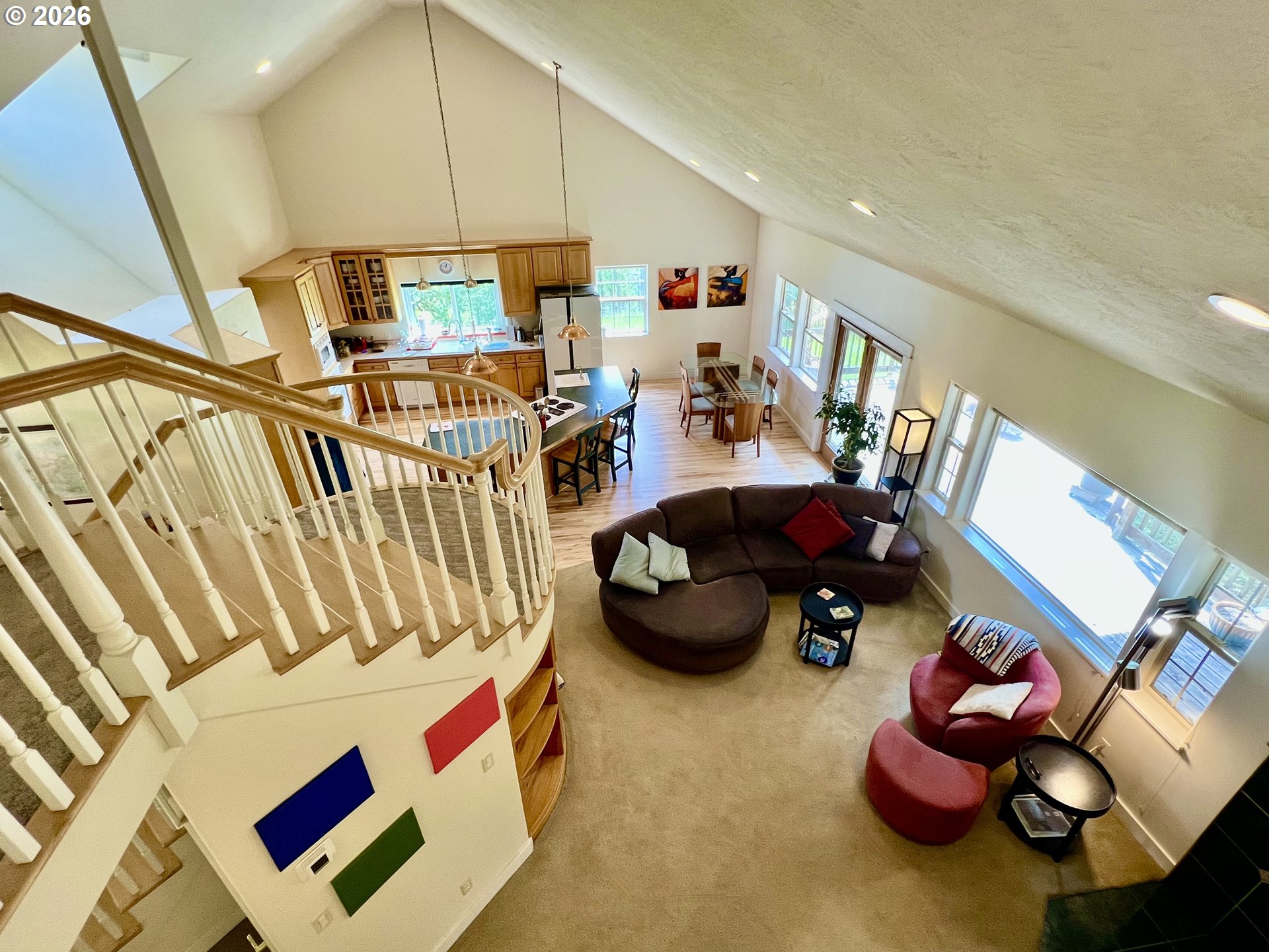 28544 Crow Road Eugene, OR 97402 - Photo 24 of 48 a living room with furniture and a rug