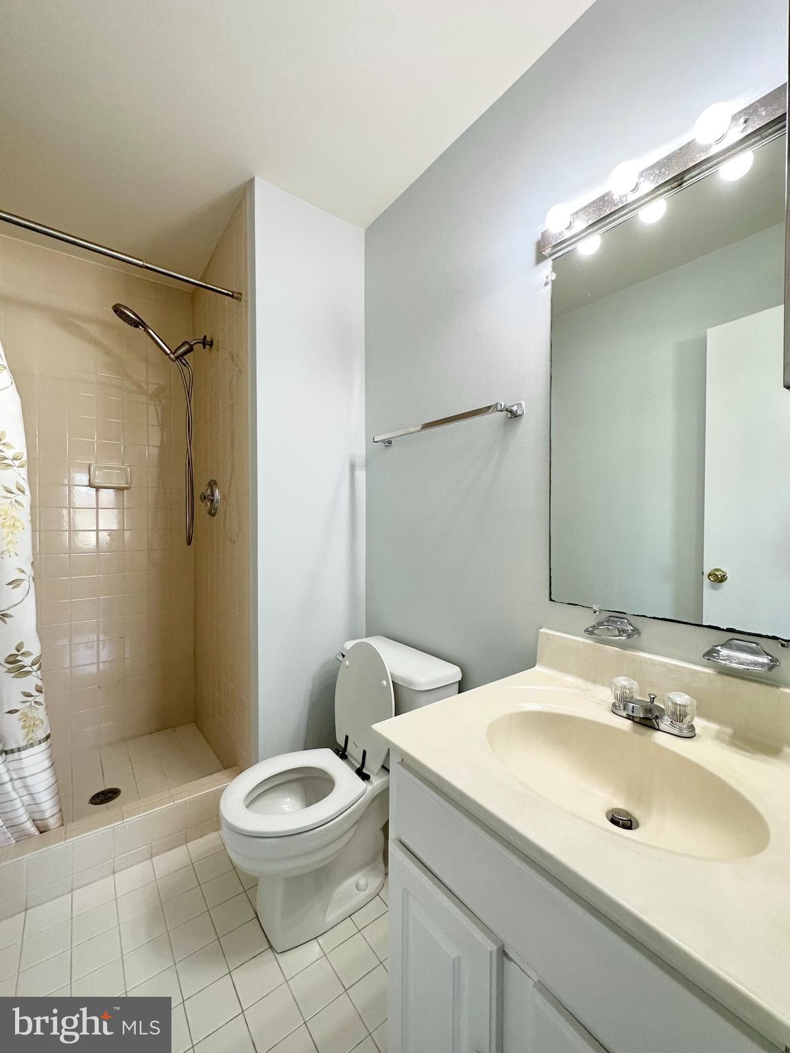 402 Carousel Court Gaithersburg, MD 20877 - Photo 20 of 29 a bathroom with a sink a toilet a mirror and shower