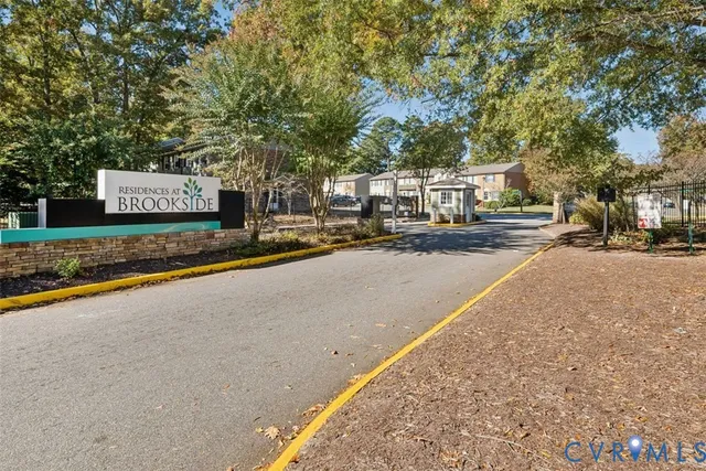 a building with trees in front of it