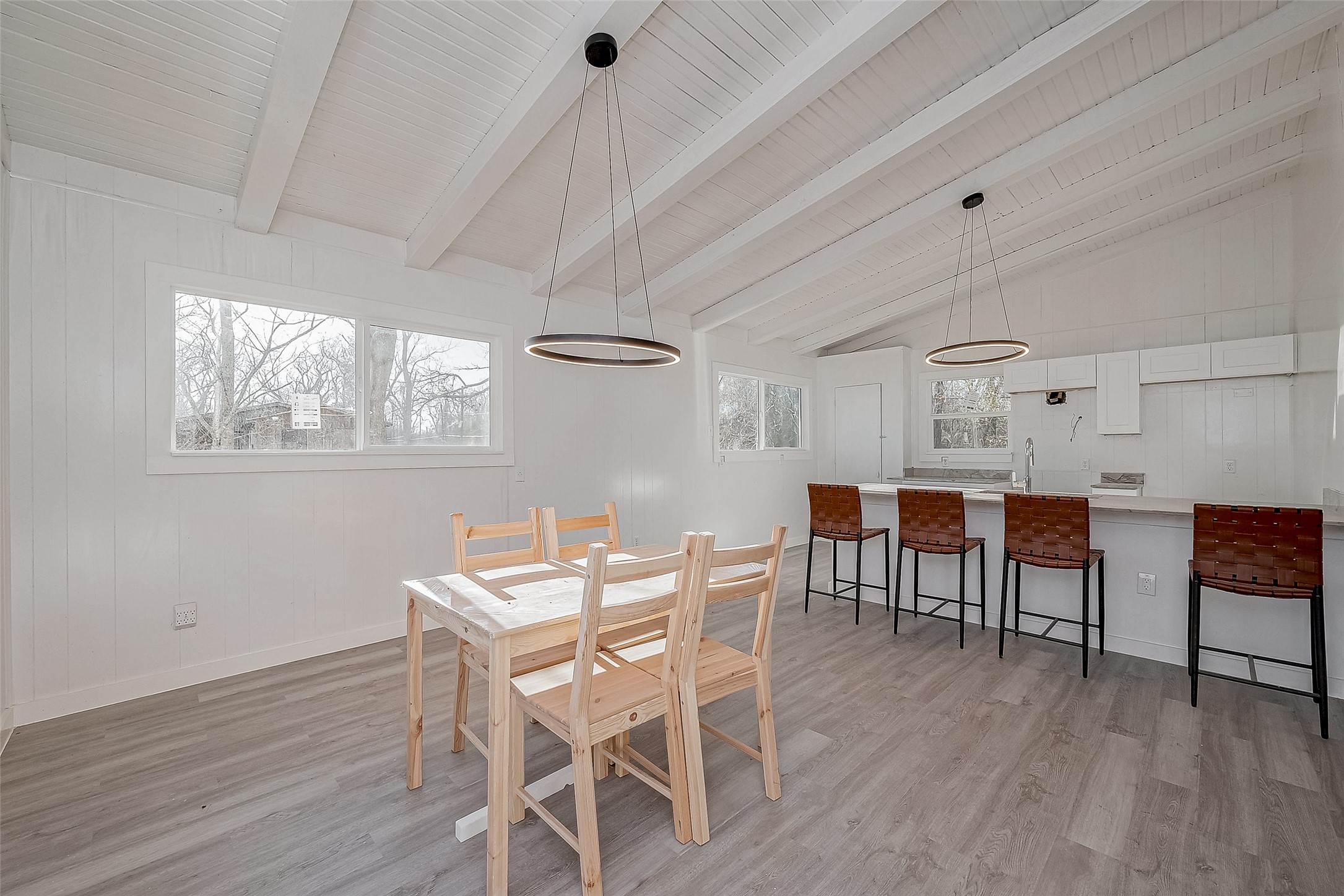 492 Trinity Road Dayton, TX 77535 - Photo 20 of 28 a view of a dining room with furniture and wooden floor