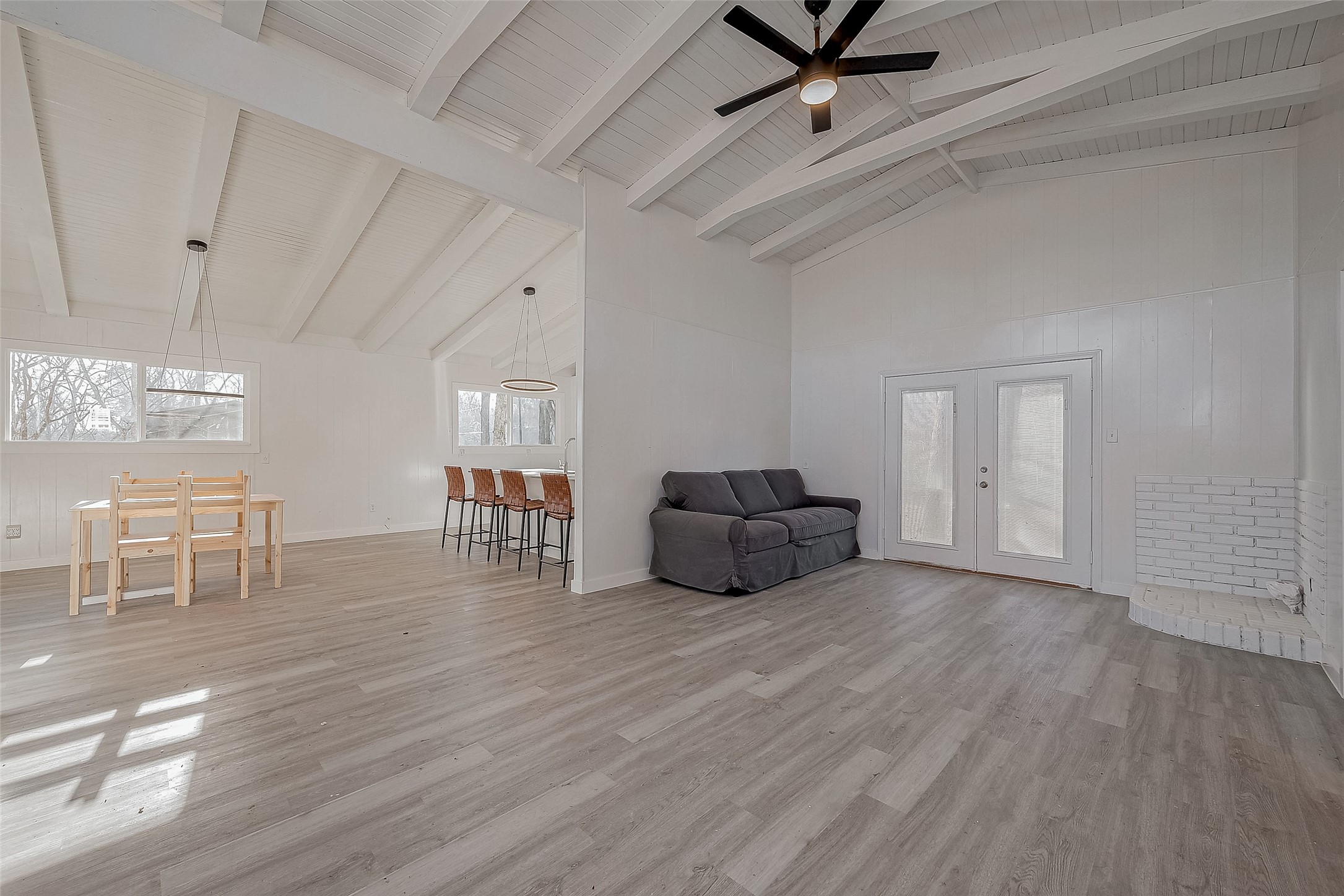 492 Trinity Road Dayton, TX 77535 - Photo 7 of 28 a living room with furniture and a wooden floor
