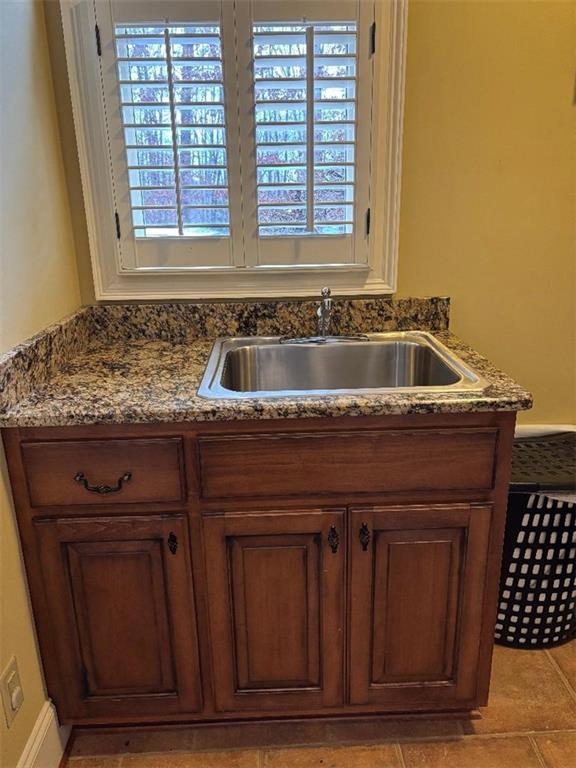 351 Shoals Lane Clarkesville, GA 30523 - Photo 36 of 38 a view of granite countertop cabinets and window