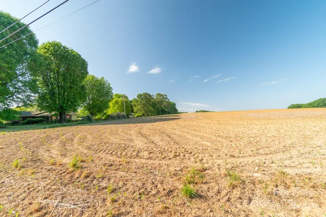 a view of an ocean and a yard