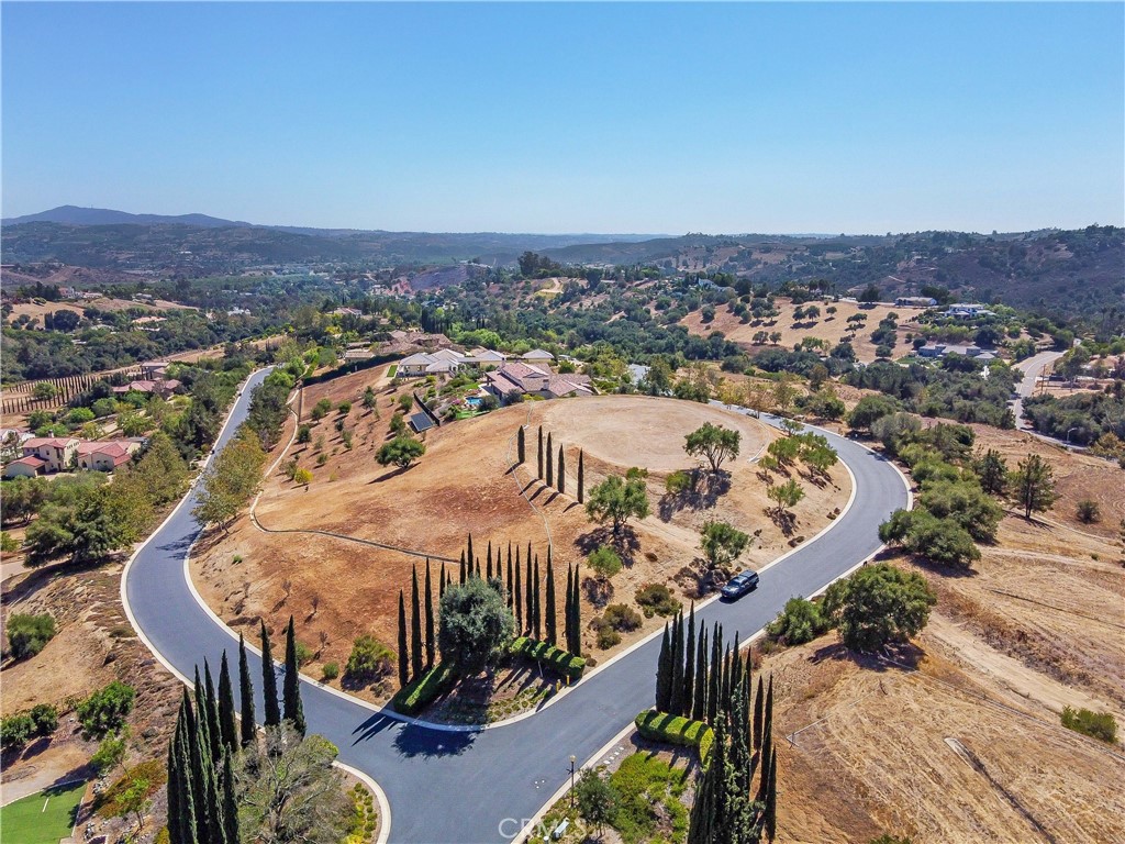 a view of a city from a terrace