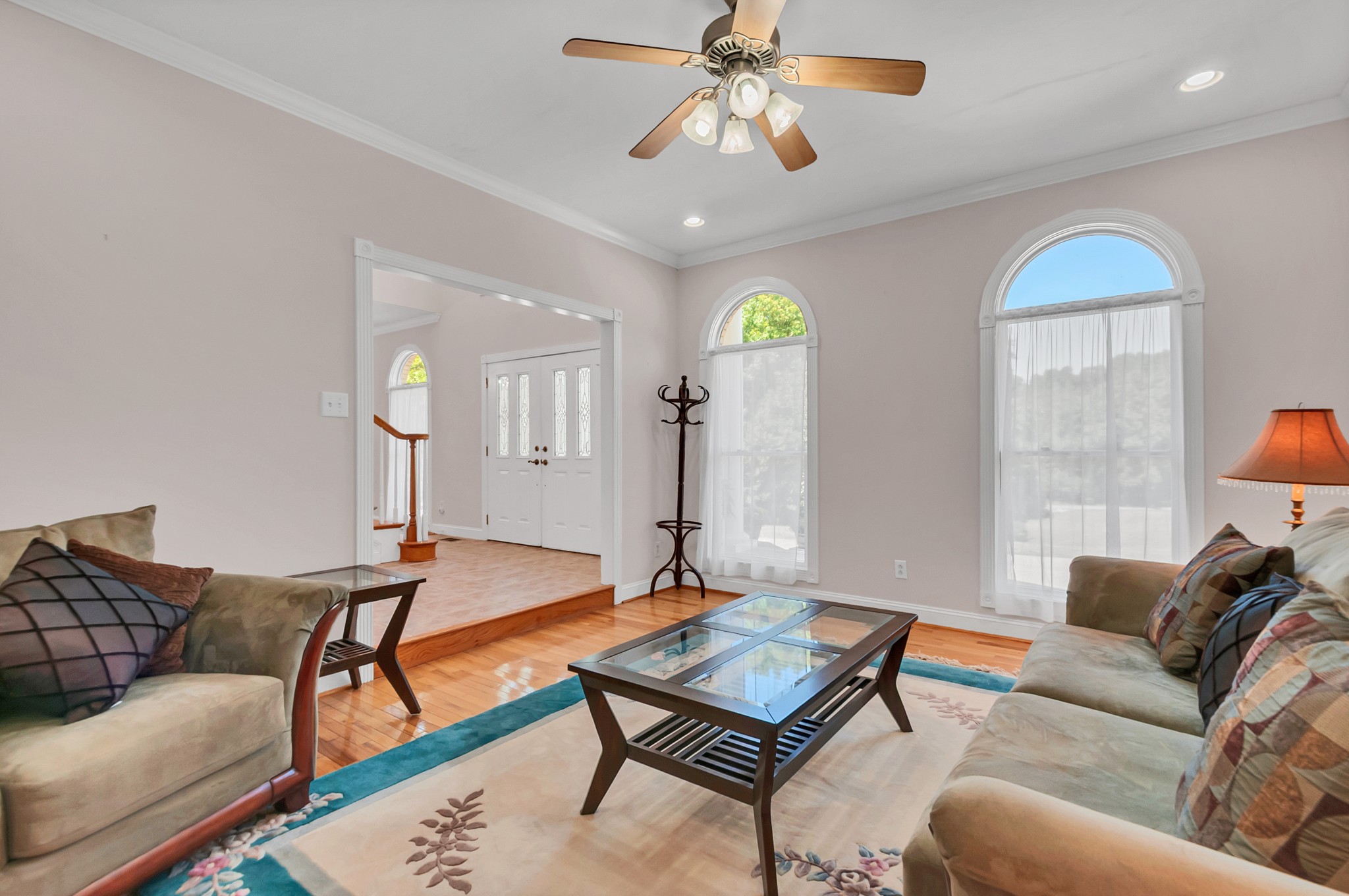 1400 Slaydenwood Road Cumberland Furnace, TN 37051 - Photo 35 of 58 a living room with furniture and a wooden floor