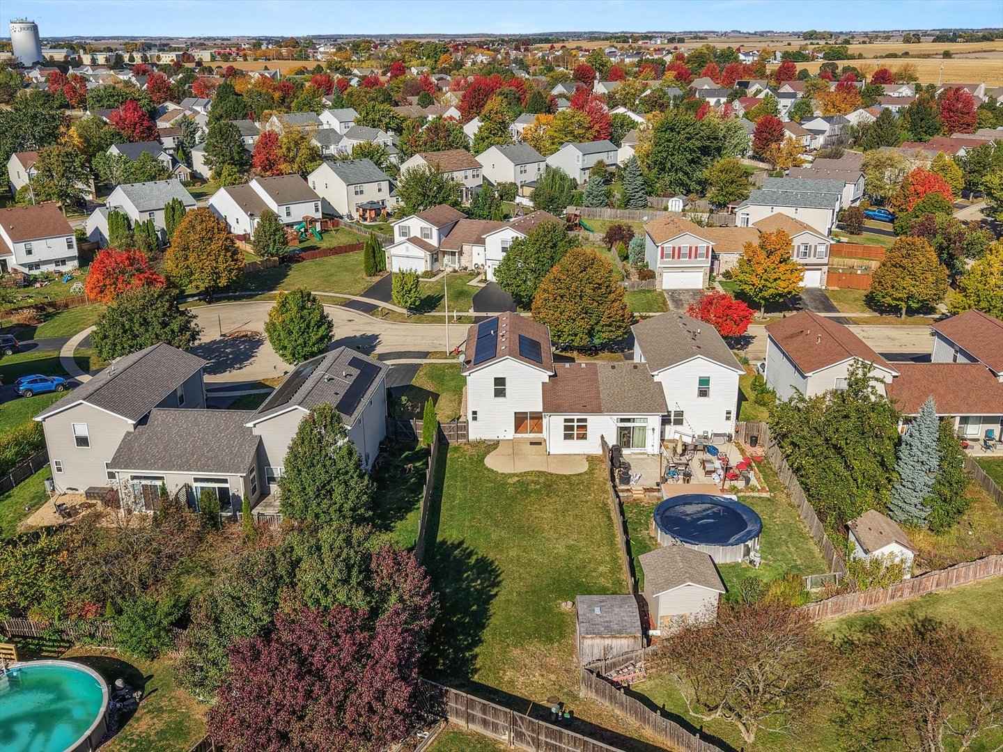 2152 Brayton Place Plainfield, IL 60586 - Photo 24 of 28 an aerial view of residential houses with outdoor space and parking