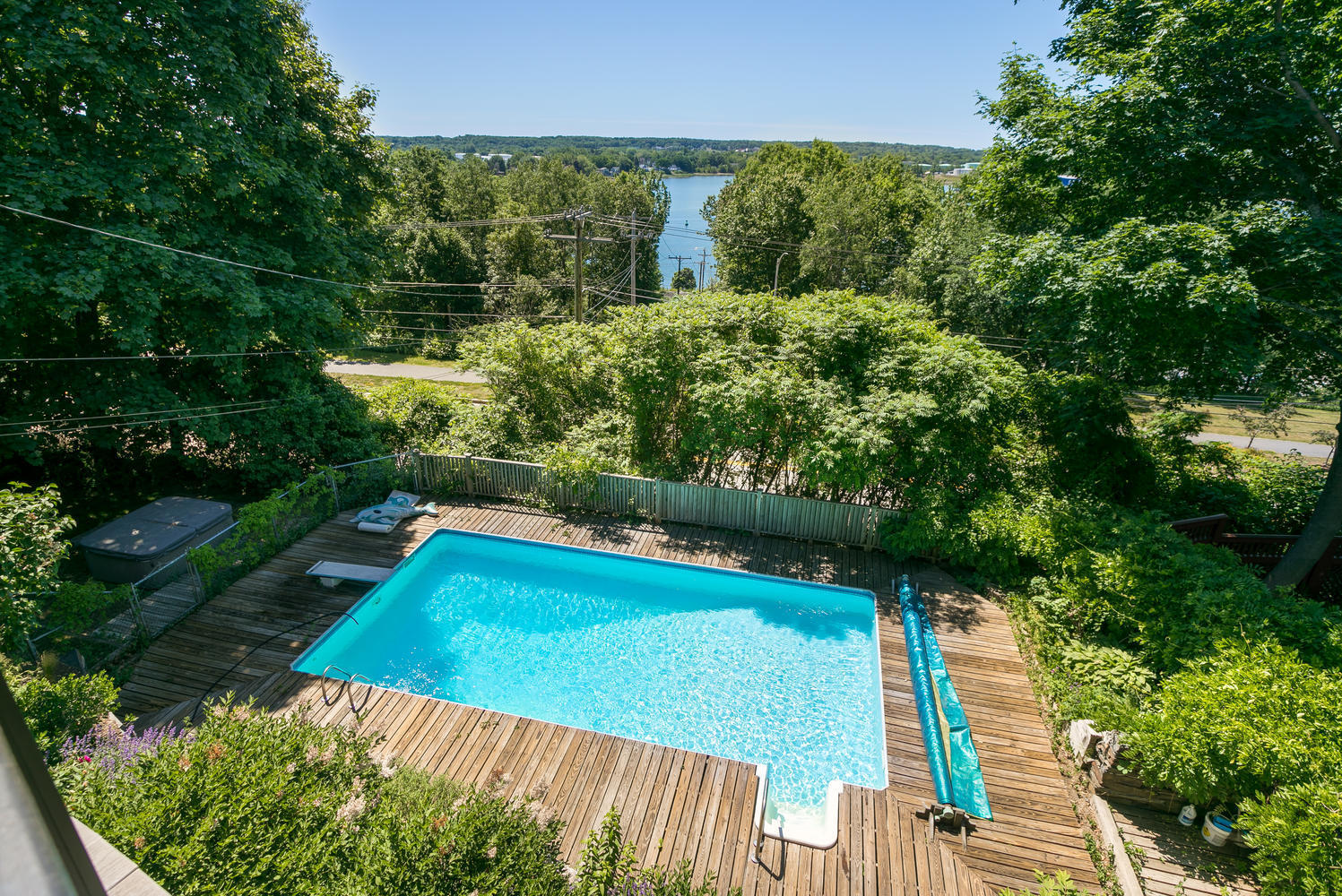 46 Western Prom, Unit PROMENADE Portland, ME 04102 - Photo 6 of 59 View of Pool from Upper Rear Porch
