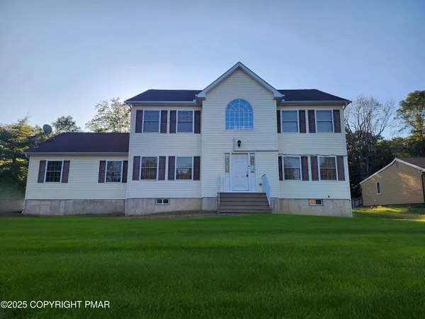a backyard of a house