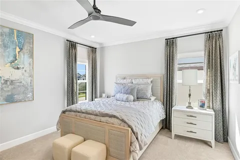 a view of a city with an ocean view