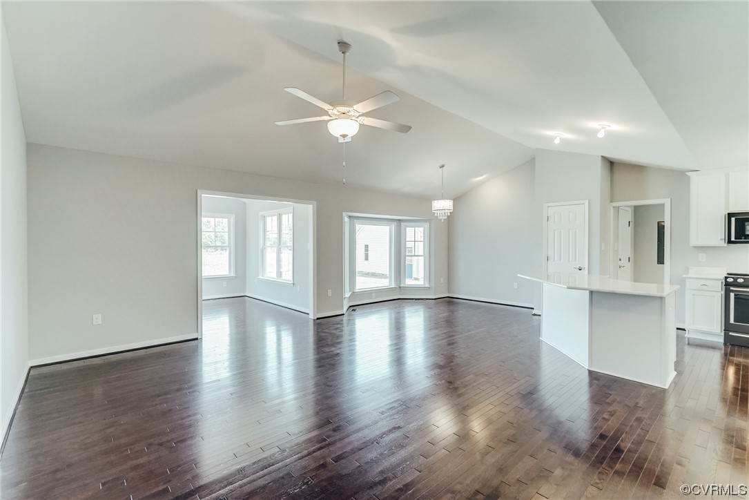 Tbd Rockahock Road Lanexa, VA 23089 - Photo 4 of 26 a view of empty room with wooden floor and fan