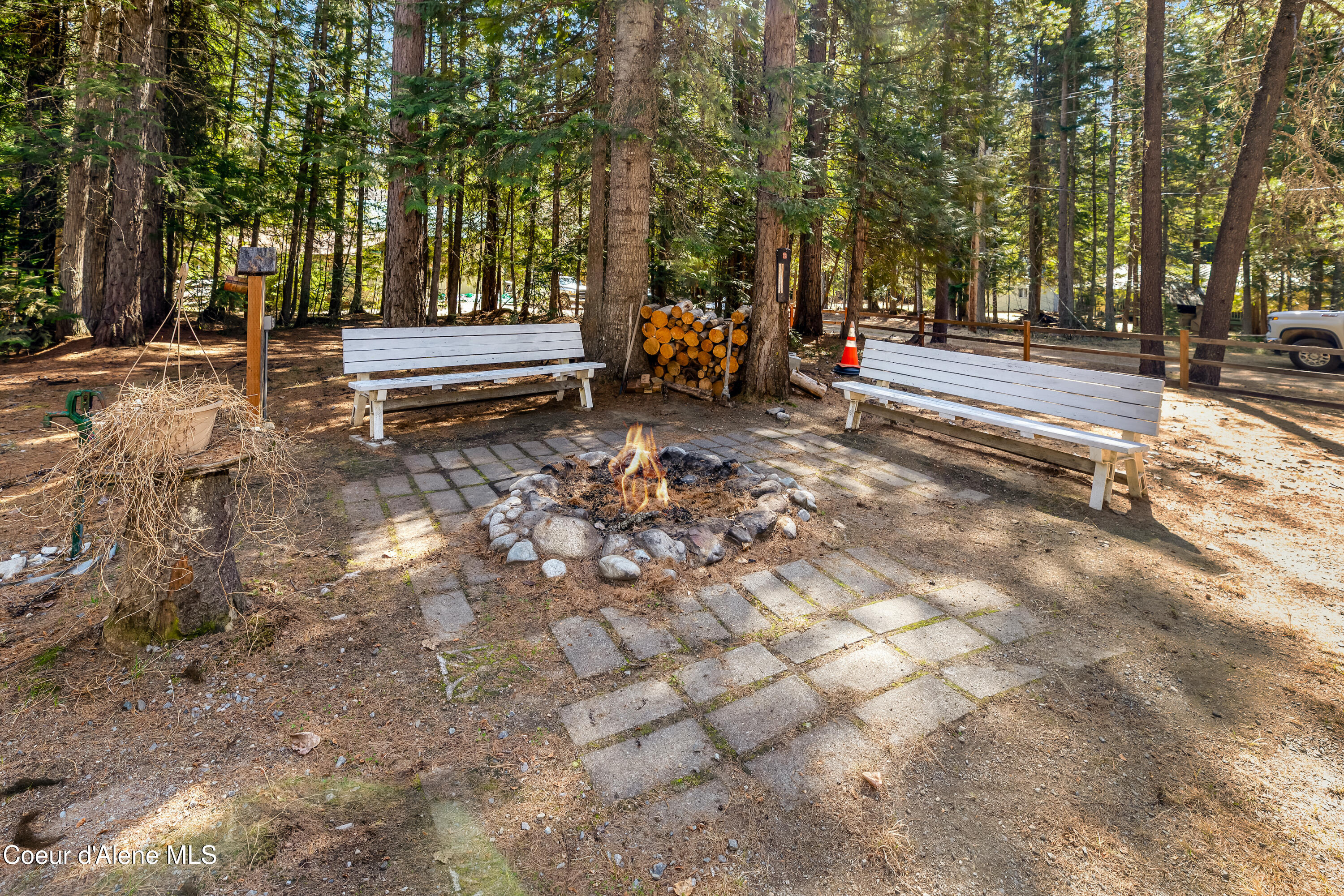 1976 Reeder Bay Road Nordman, ID 83848 - Photo 6 of 22 Firepit