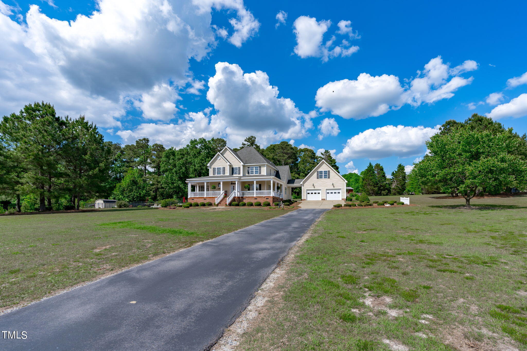 921 White Memorial Church Road Willow Spring, NC 27592 - Photo 39 of 46 Long Driveway
