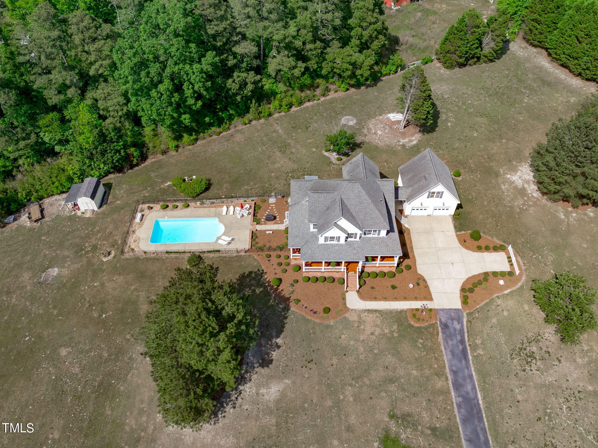 921 White Memorial Church Road Willow Spring, NC 27592 - Photo 45 of 46 Aerial-11