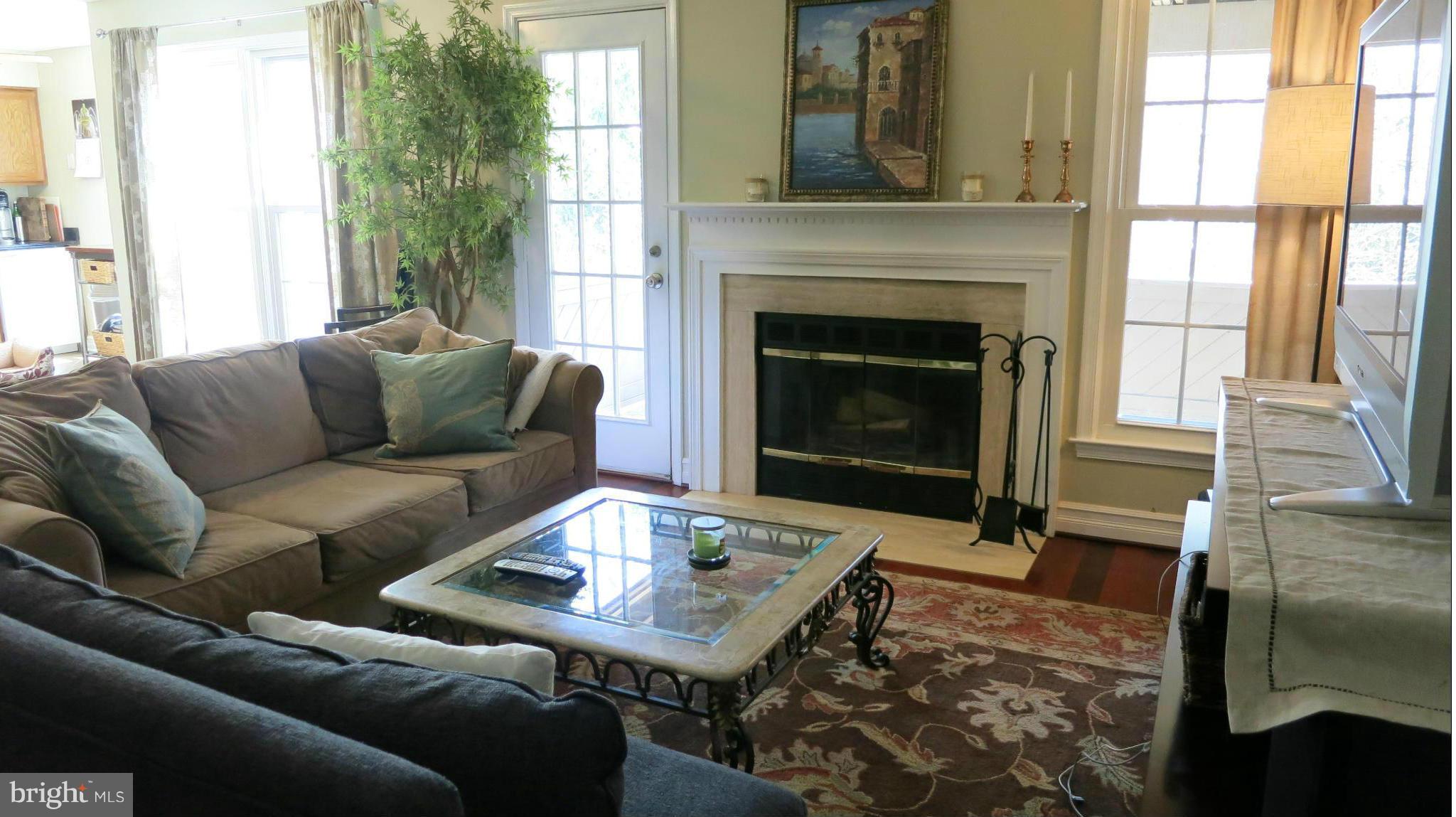 1423 Church Hill Place, Unit 1423 Reston, VA 20194 - Photo 7 of 26 a living room with furniture and a fireplace