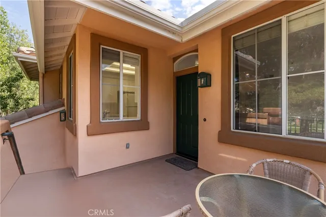 a view of a house with a balcony