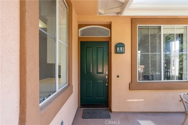 a view of entrance door of a house