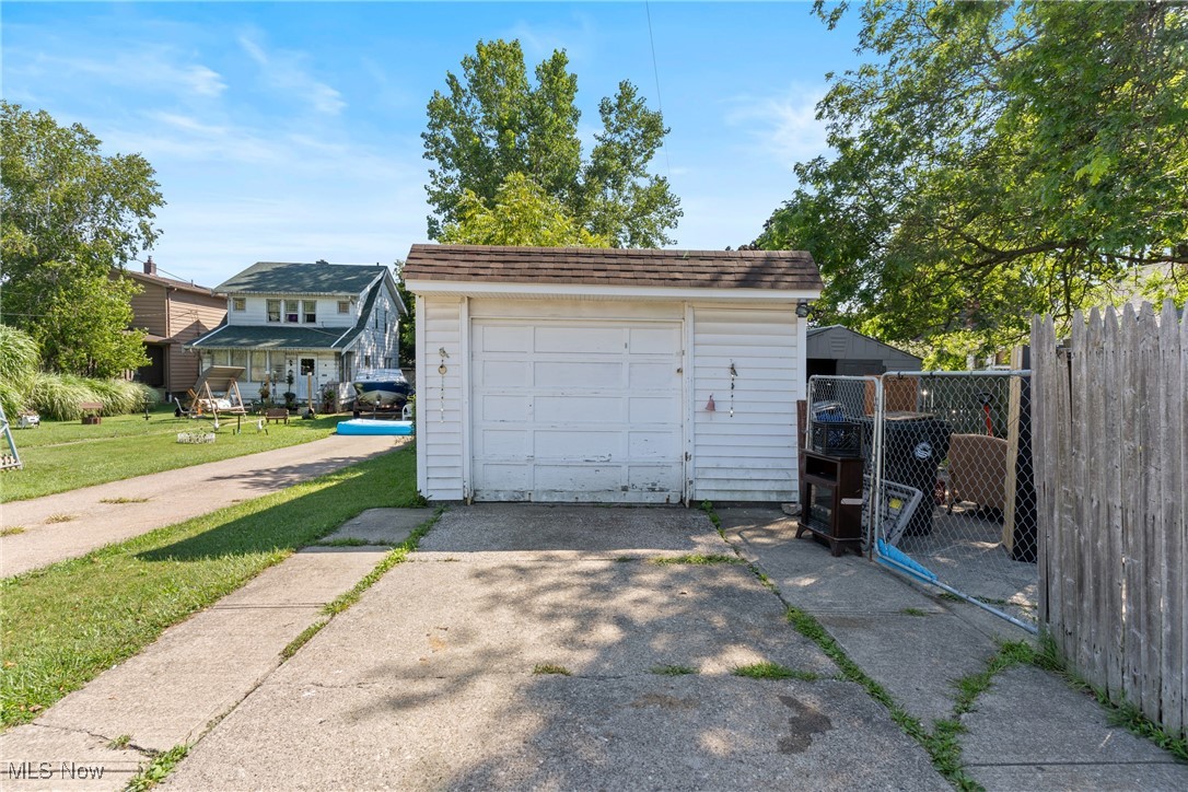 4503 Fulton Road Old Brooklyn, OH 44144 - Photo 23 of 24 Detached garage featuring additional parking on side