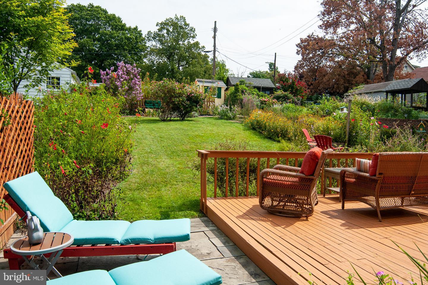 6513 3rd Street Northwest Washington, DC 20012 - Photo 27 of 30 an outdoor sitting area with furniture and garden