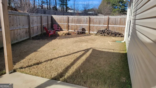 a view of outdoor space and deck