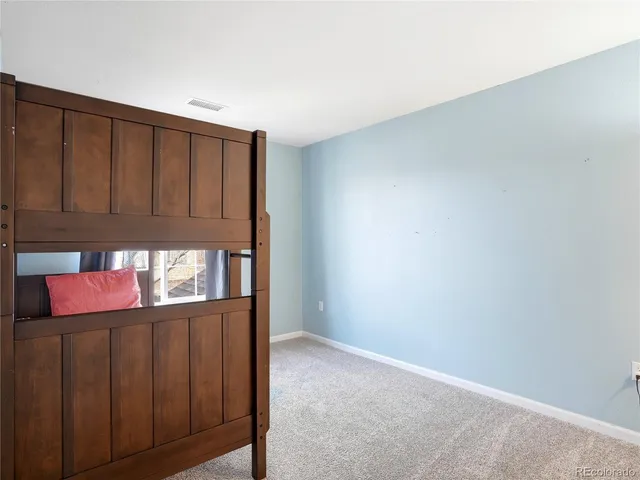 a view of an entryway with a bedroom