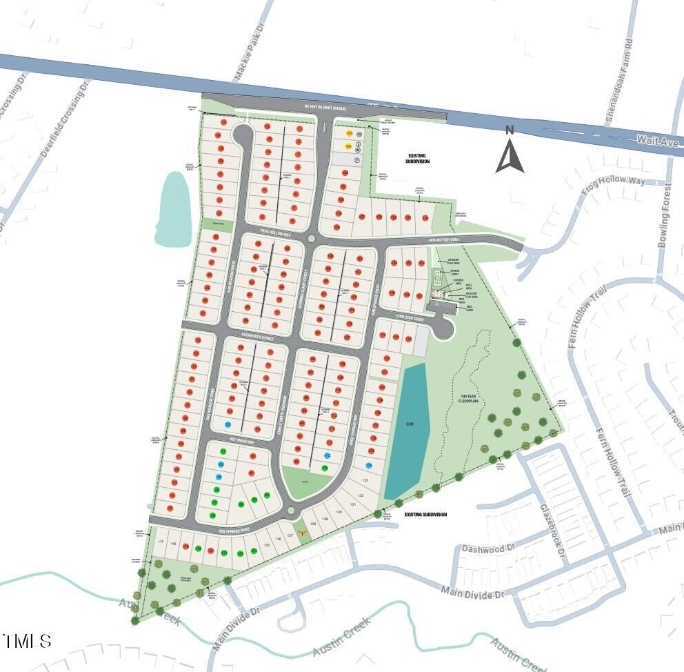 1124 Sun Spgs Road Wake Forest, NC 27587 - Photo 28 of 53 Radford Glen Sitemap