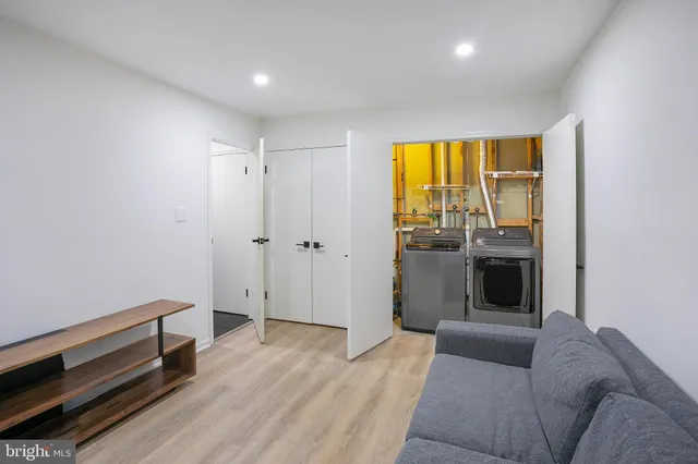 a balcony with wooden floor