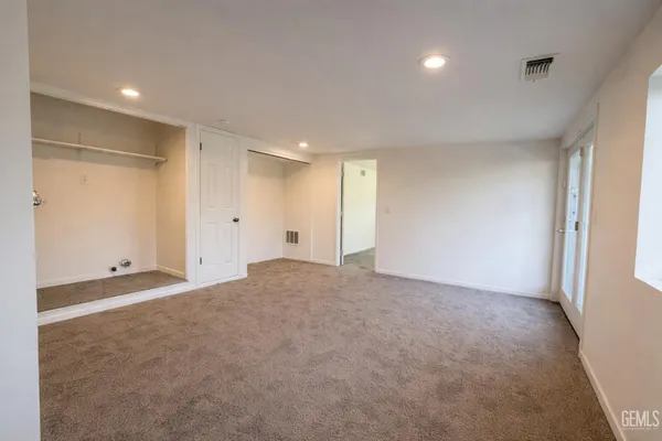 a view of an empty room