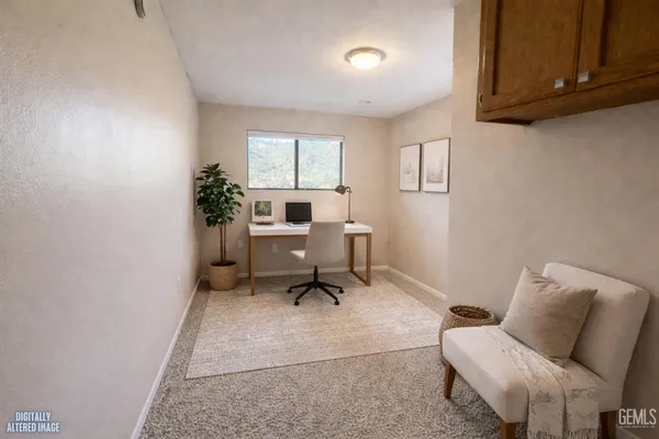 a view of a yard with a house