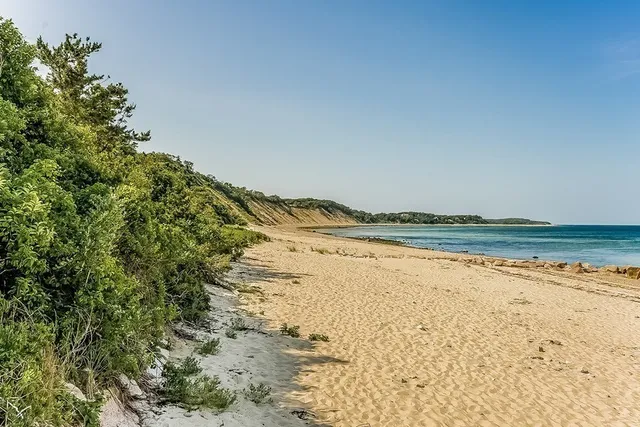 a view of ocean view with beach