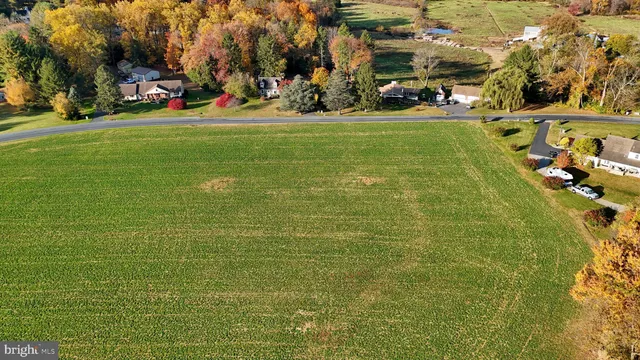 a view of yard with swimming pool and green space