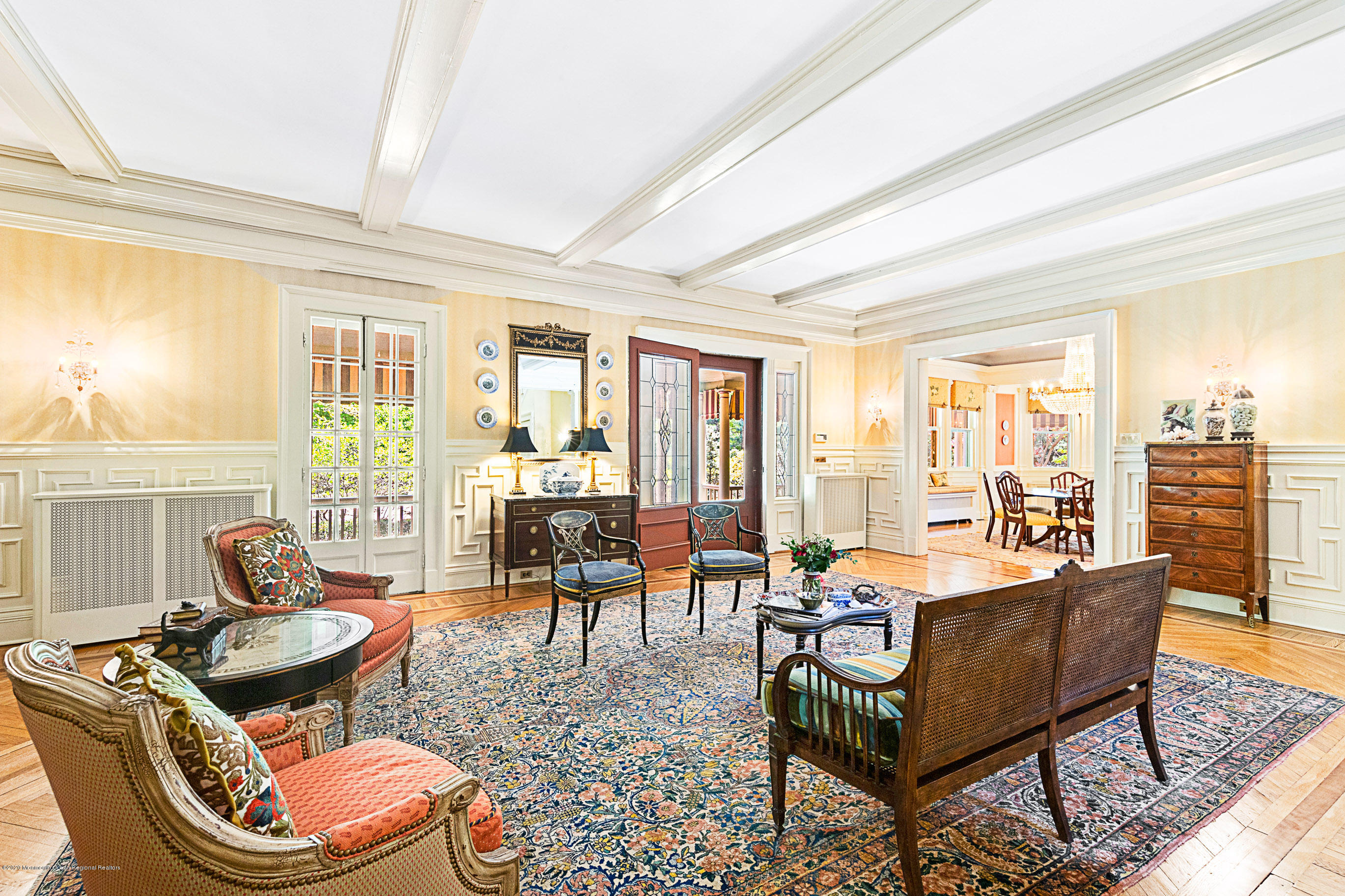 59 Rumson Road Rumson, NJ 07760 - Photo 6 of 62 a living room with furniture and a large window