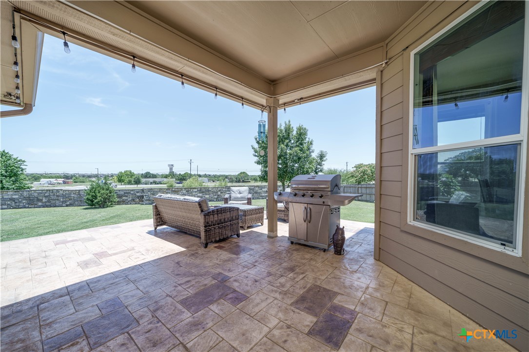 232 Pevero Cibolo, TX 78108 - Photo 27 of 42 a view of a back yard from a porch
