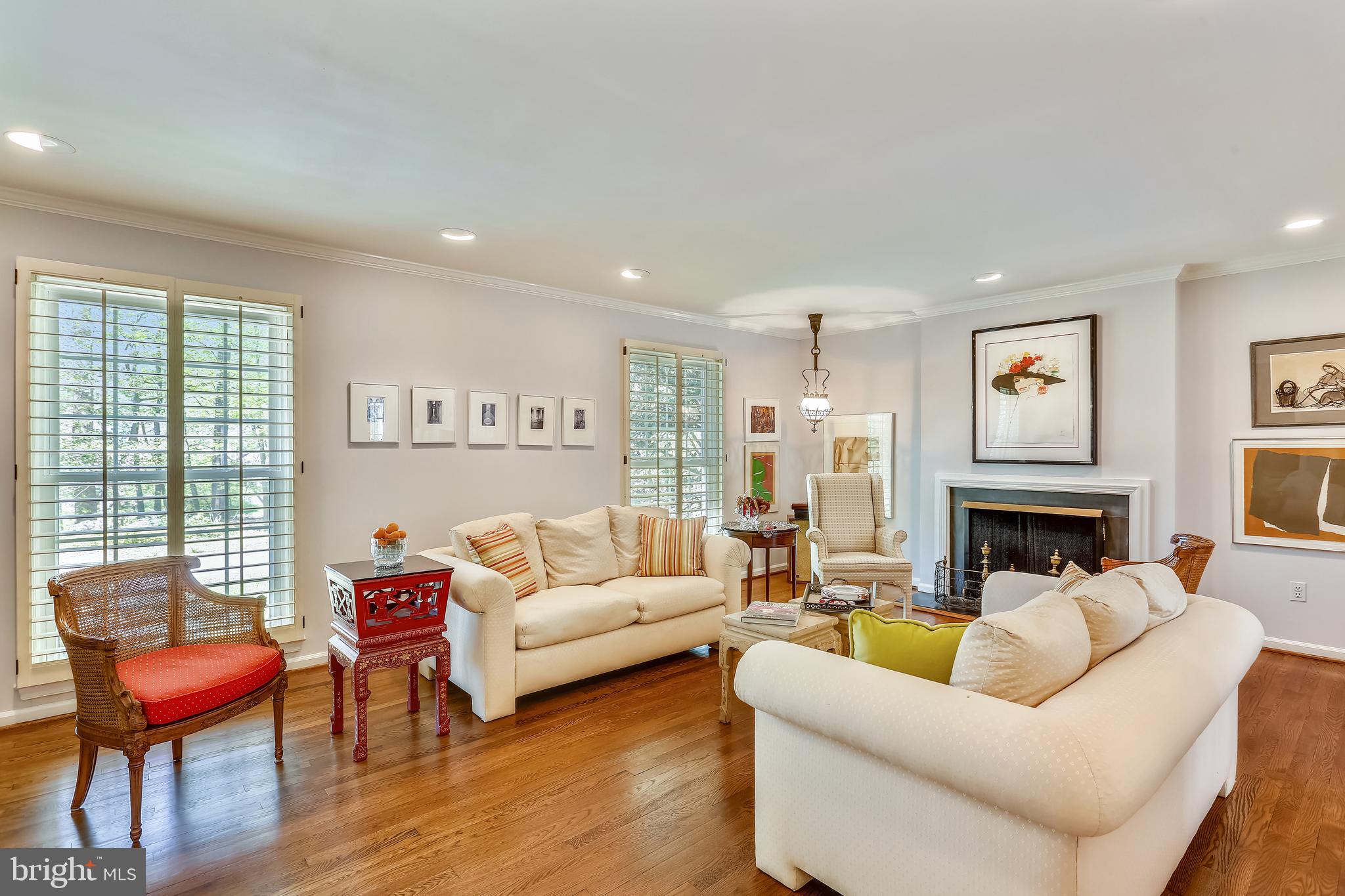 10104 Logan Drive Potomac, MD 20854 - Photo 5 of 59 Lovely living room features hardwood flooring