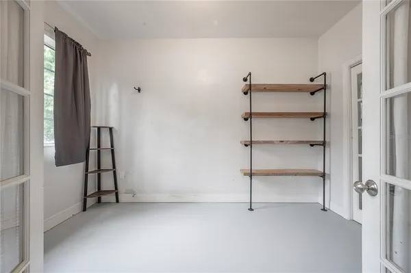 a view of an empty room